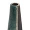 Japanese Modern Green White Black Metal Raku Ceramic Wake Vase by Laab Milano 2