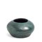 Japanese Modern Green Red Black Metal Raku Ceramic Body Bowls by Laab Milano, Set of 2 5