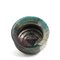 Japanese Modern Black White Green Crackle Metal Raku Ceramic Decisione Vase by Laab Milano 7