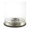 Japanese Minimalist Transparent Glass Metal Kaze Bio Fireplace by Laab Milano 1