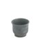 Japanese Minimalistic Black Burnt Raku Ceramics Earth Tea Cups by Laab Milano, Set of 3 4