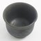 Japanese Minimalistic Black Burnt Raku Ceramics Earth Tea Cups by Laab Milano, Set of 3 2