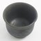 Japanese Minimalistic Black Burnt Raku Ceramics Earth Tea Cups by Laab Milano, Set of 3, Image 2