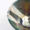 Japanese Minimalistic White Green Metal Raku Ceramics Aurora Bowls by Laab Milano, Set of 4, Image 5