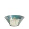 Japanese Minimalistic White Green Metal Raku Ceramics Aurora Bowls by Laab Milano, Set of 4, Image 17