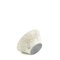 Japanese Minimalistic Crackle White Raku Ceramics Moon Bowls by Laab Milano, Set of 4 18
