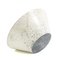 Japanese Minimalistic Crackle White Raku Ceramics Moon Bowls by Laab Milano, Set of 4 13