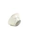 Japanese Minimalistic Crackle White Raku Ceramics Moon Bowls by Laab Milano, Set of 4 19