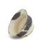 Japanese Modern Black White Crackle Raku Keramik Patto Vase von Laab Milano 3