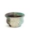 Jarrón Intenzioni japonés moderno de cerámica raku de metal negro, blanco y verde de Laab Milano, Imagen 2
