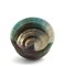 Japanese Modern Black White Green Crackle Metal Raku Ceramic Intenzioni Vase by Laab Milano 6