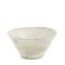 Japanese Minimalistic Crackle White Raku Ceramics Moon Bowls by Laab Milano, Set of 5 9