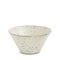 Japanese Minimalistic Crackle White Raku Ceramics Moon Bowls by Laab Milano, Set of 5 12