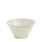 Japanese Minimalistic Crackle White Raku Ceramics Moon Bowls by Laab Milano, Set of 5 11