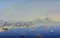 Blick auf den Golf von Neapel, Italien, 1990er Jahre, Gouache auf Karton, gerahmt 4