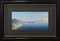 View of the Gulf of Naples, Italy, 1990s, Gouache on Cardboard, Framed 1