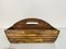 Vintage Bamboo & Wood Letter Tray 1