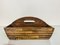 Vintage Bamboo & Wood Letter Tray, Image 1