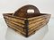 Vintage Bamboo & Wood Letter Tray, Image 2