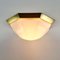 Large Glass Ceiling Light or Flush Mount from Limburg, Germany, 1970s 6