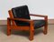 Cubist Lounge Chair in Teak and Black Leather by Esko Pajamies for Asko, 1960, Set of 2, Image 17