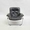 Danish Lounge Chair in Black Leather, 1970s, Image 6