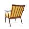 Tschechoslowakischer Boomerang Sessel aus goldenem Samt von Ton, 1960er 7