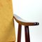 Tschechoslowakischer Boomerang Sessel aus goldenem Samt von Ton, 1960er 2
