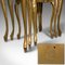 Mesas nido italianas vintage de metal compuesto dorado, años 70. Juego de 3, Imagen 12