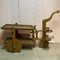 Midcentury Brutalist Modernist Oak Bar Cart or Trolley, 1950s, Image 3