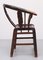 Antique Chinese Elm Wood Horseshoe Armchair 12