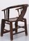 Antique Chinese Elm Wood Horseshoe Armchair 7