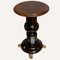 Vintage Mahogany Pedestal or Side Table With Brass Claw Feet, Image 7