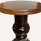 Vintage Mahogany Pedestal or Side Table With Brass Claw Feet, Image 6