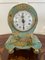 Antique French Japanned Balloon Desk Clock, Image 1
