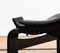 Swedish Lounge Chair in Black Leather by Ake Fribytter for Nelo, 1970s 6