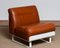 Club chair in pelle color cognac di Luici Colani per COR Germany, anni '70, Immagine 6