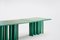 Green Matte Lacquer Dining Table by SoShiro 3