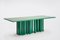 Green Matte Lacquer Dining Table by SoShiro 1