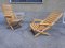 Armchairs in Light Wood from Fratelli Reguitti, 1980s, Set of 2, Image 1