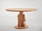 Oak Round Lego Sculpture Base Dining Table by Interni for SoShiro 4