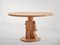 Oak Round Lego Sculpture Base Dining Table by Interni for SoShiro, Image 4