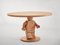 Oak Round Lego Sculpture Base Dining Table by Interni for SoShiro 1