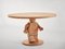 Oak Round Lego Sculpture Base Dining Table by Interni for SoShiro, Image 1