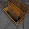 Victorian Box Oak Settle Bench, Image 5