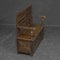 Victorian Box Oak Settle Bench, Image 3