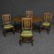 20th Century Oak Dining Set, Set of 5 18