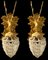Applique a forma di testa di cervo con perle in cristallo, set di 2, Immagine 7