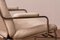 Swedish Lounge Chair in Crome and White Tufted Leather from Lindlöfs Möbler, 1970s 8