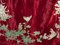 19th Century Japanese Deep Red Silk Fukusa Embroidery 7